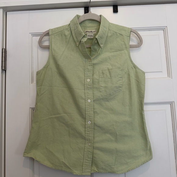 Eddie Bauer Tops - Vintage Eddie Bauer Sage Green Cotton Shirt